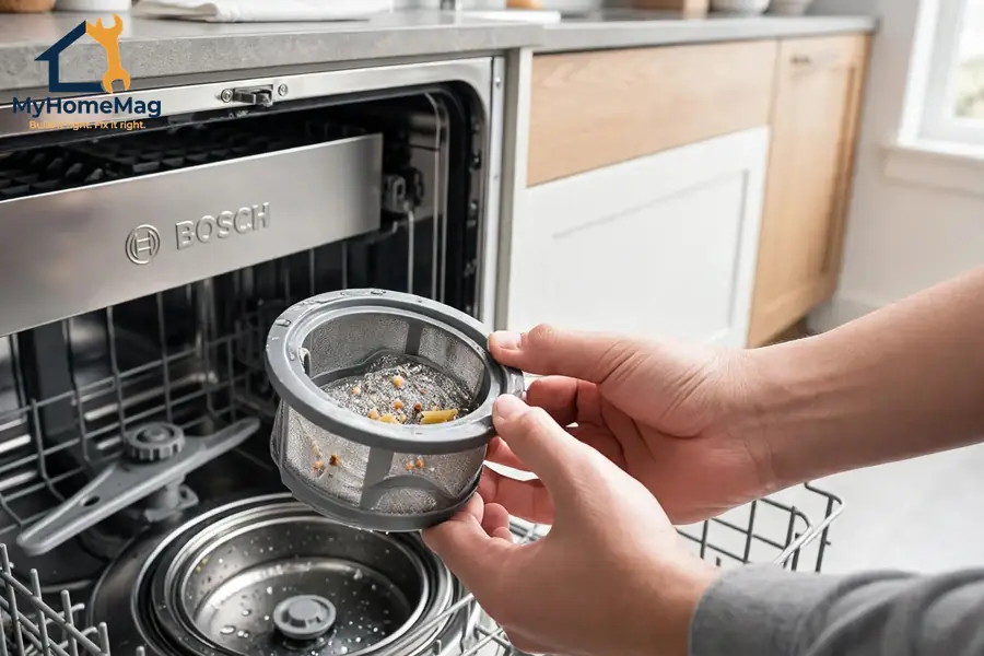 Bosch Dishwasher Not Draining? Causes, Safe Checks, and When to Call a Pro