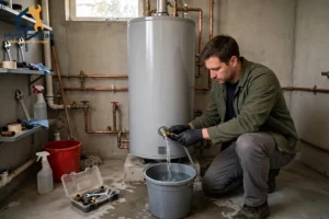 how to flush a water heater drain valve guide
