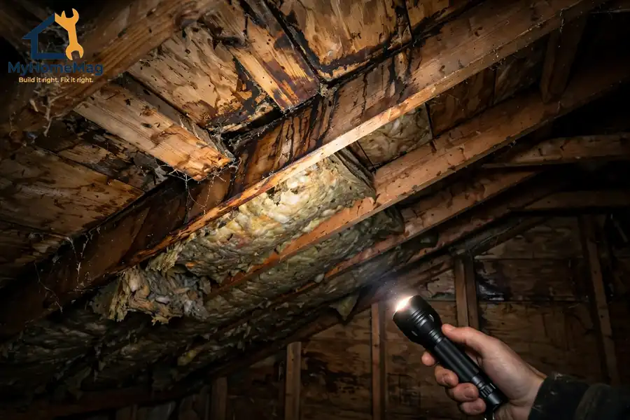 Roof inspection checklist attic signs of leaks and moisture